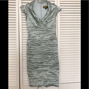 Nicole Miller Solid Metal Dress